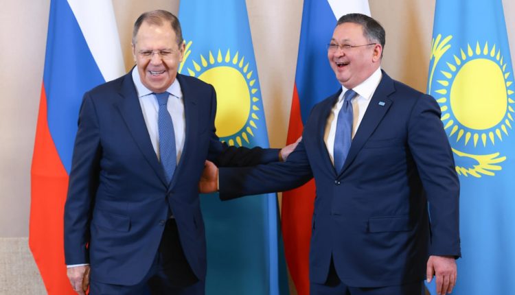 Сергей Лавров и Мурзахан Нуртлеу