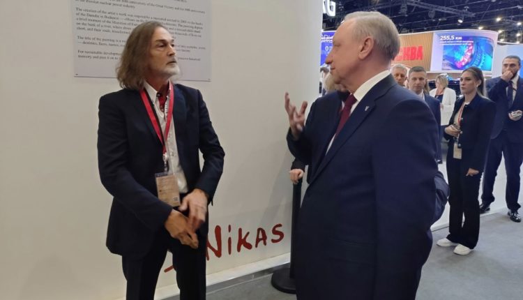 Александр Беглов и Никас Сафронов