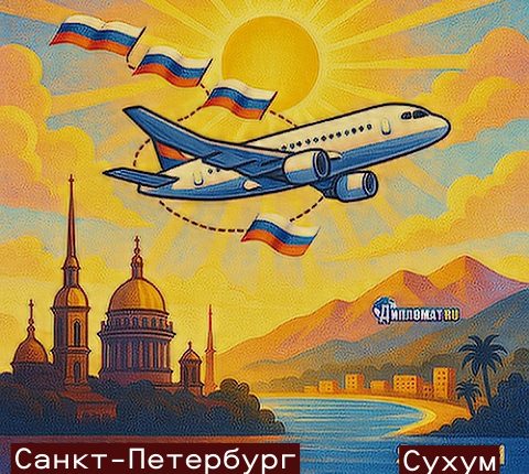 Полеты из СПб в Сухум