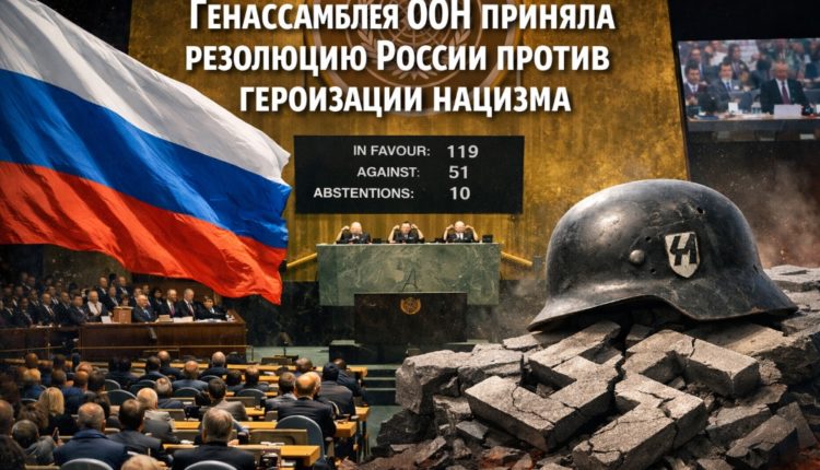 Генассамблея ООН приняла резолюцию России против героизации нацизма