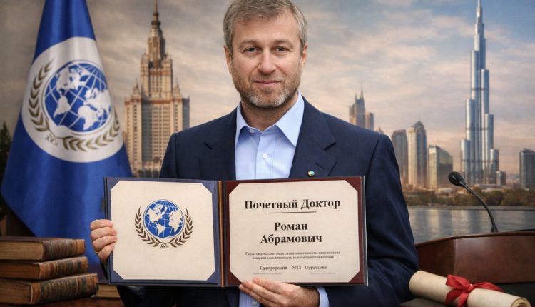 Роман Абрамович Почетный доктор